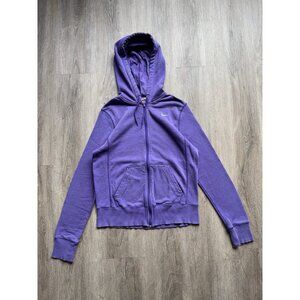 Rare Vintage Y2K Nike Mini Swoosh Full Zip Hoodie Sweater Kids Medium Gym Sports